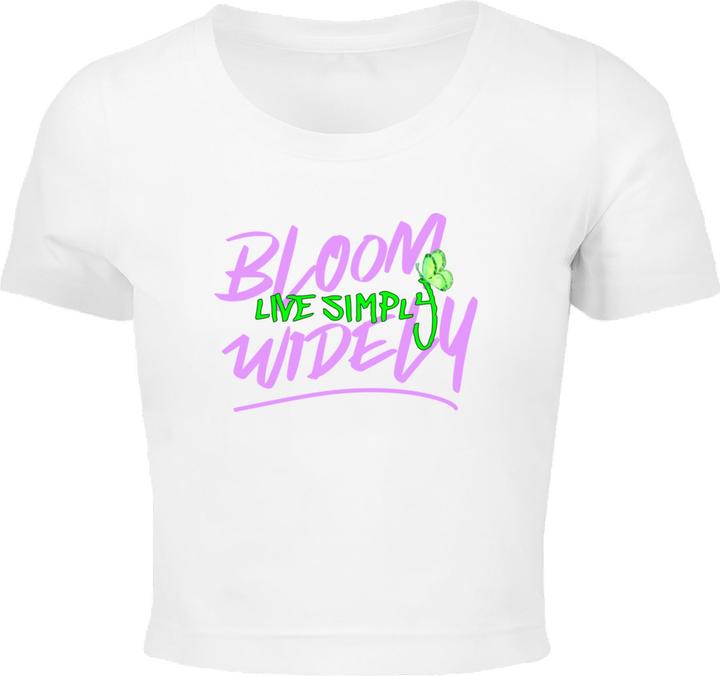Produktbild Merchcode Ladies Bloom Widely Cropped Tee - 179711 (XS)