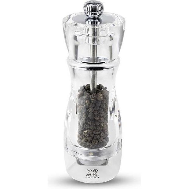 Peugeot VITTEL Pfeffermühle Acryl klar 16 cm, Pfeffermühle + Salzmühle, Transparent