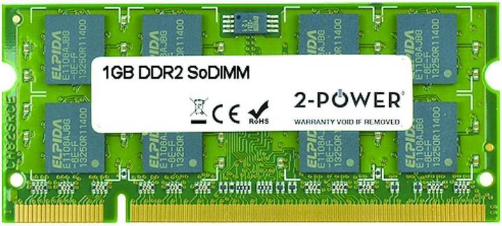 Image du produit 2-Power 1 Go de DDR2 800MHz SoDIMM (1 x 1GB, 800 MHz, DDR2-RAM, SO-DIMM)