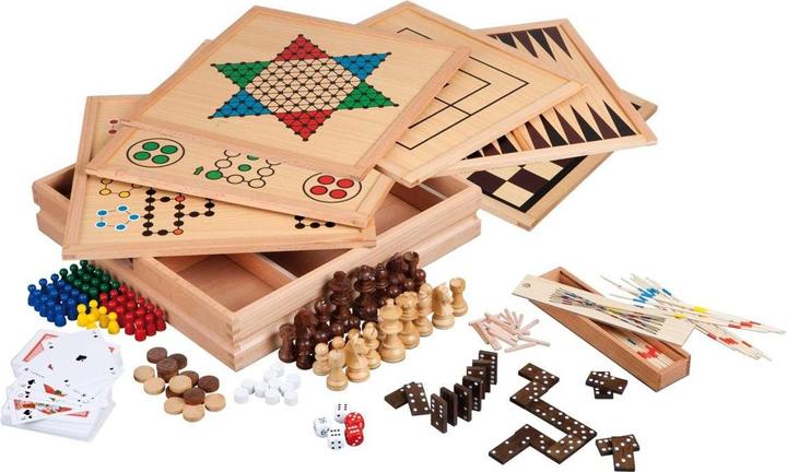 Philos Collection de jeux Wood Premium Edition 100 (Allemand, Français)
