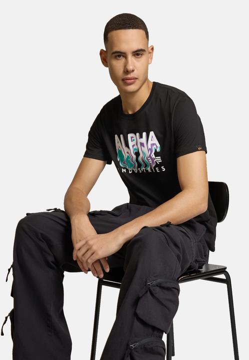Actual product image Alpha Industries T-Shirt NEBULA Kurzarmshirt (L)
