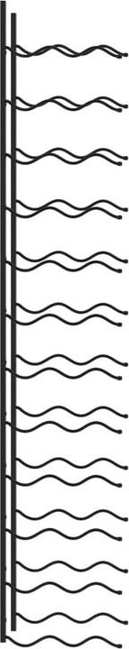 Produktbild VidaXL Weinregal (22,5 x 2,5 x 116 cm, 24 Fl.)
