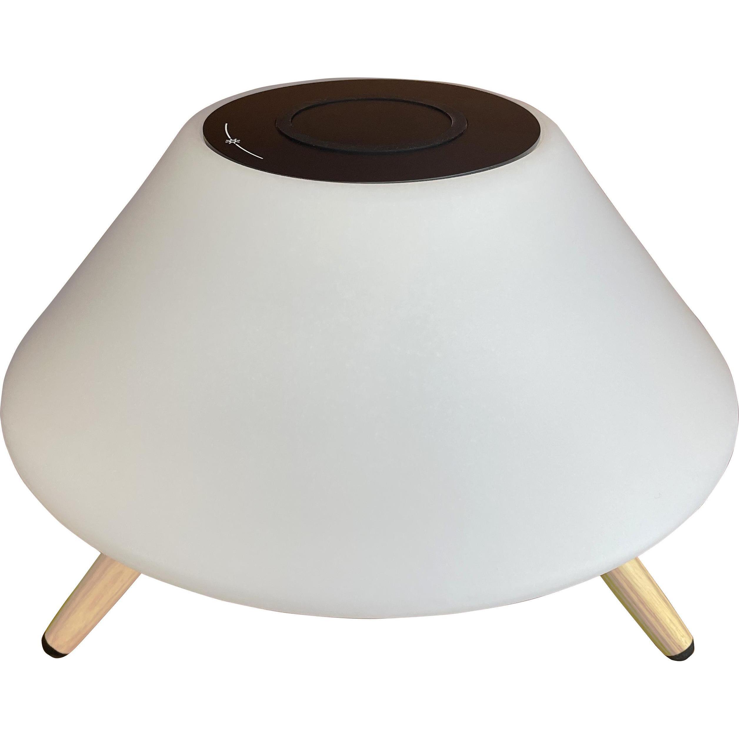 Freenet 3 in1 Wireless Charger mit LED-Beleutung und Lautsprecher, Bluetooth Lautsprecher