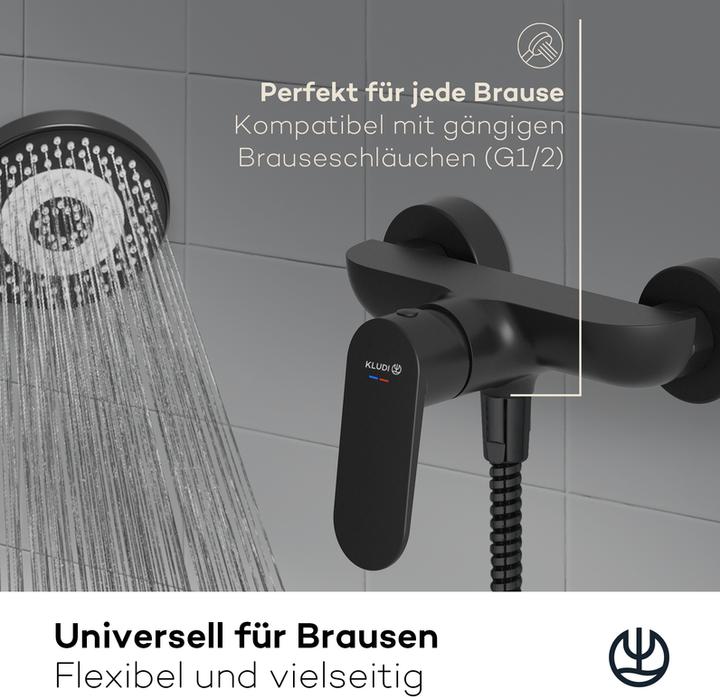 Productafbeelding Kludi X1 Duscharmatur Aufputz, Brause-Einhandmischer