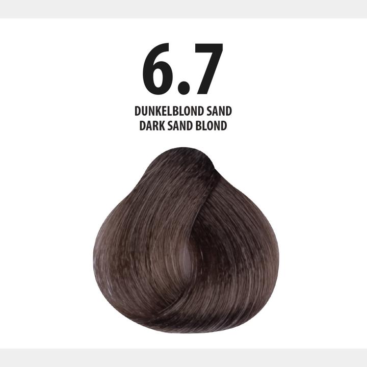 Actual product image FemMas 6.7) Hair Color Dark Blonde Sand 100ml (Dark blonde sand)