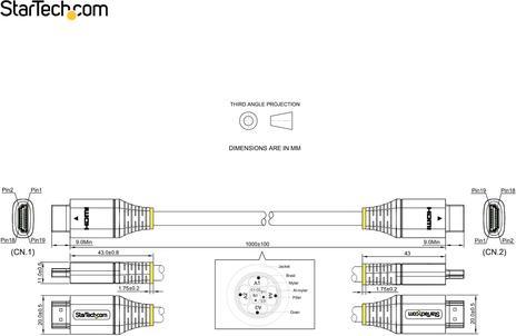Produktbild StarTech HDMM21V1M HDMI-Kabel HDMI Typ A (Standard) (1 m, HDMI, 2.1)