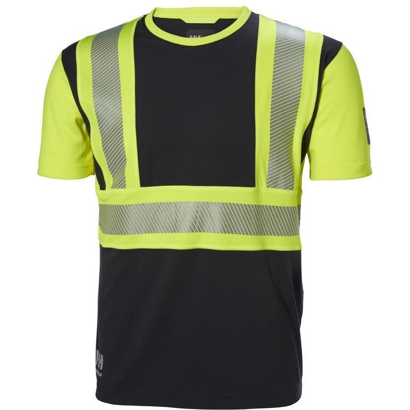 Helly Hansen Workwear, Arbeitsjacke, Marškinėliai su šviesą atspindinčiais elementais HELLY HANSEN ICU, geltoni/juodi 2X...