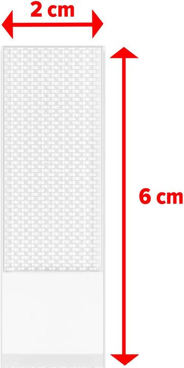 Produktbild tesa Powerstrips CLICK SMALL, 1.8kg, selbstkl. Klettband 4x2 (20 mm, 1.80 kg)