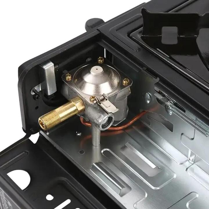 Produktbild Extralink Portabler Gastouristenkocher Für Gaskartuschen 2-in-1 Mit Koffer
