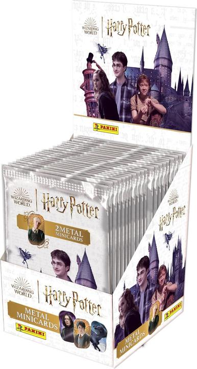 Image du produit Panini Harry Potter mini-cartes en métal présentoir boosters (25) (Anglais, Affichage du booster)