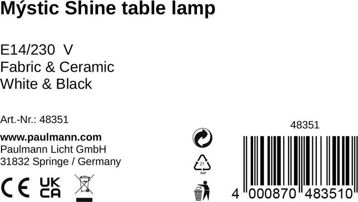 Actual product image Pauleen Mystic Shine (E14)