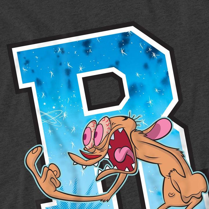 Actual product image Ren & Stimpy Unisex Adult R Is For Ren T-Shirt (S)