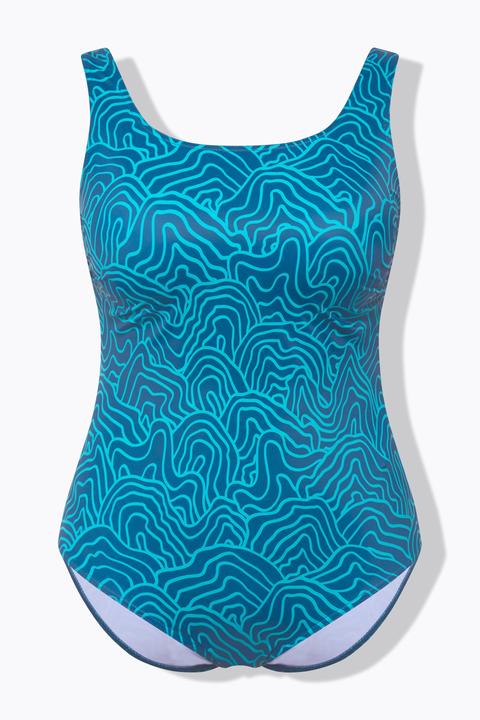 Actual product image Ulla Popken Wave Line Swimsuit (60)