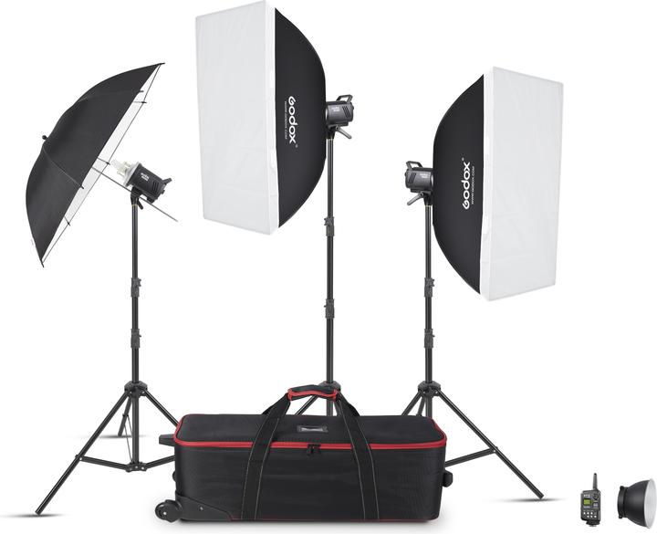 Produktbild Godox MS300V D Trio Studio Flash Kit (300 W, Set)