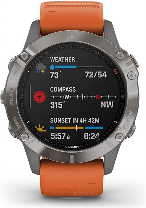 Image du produit Garmin Fenix 6 Sapphire Titanium (47 mm)
