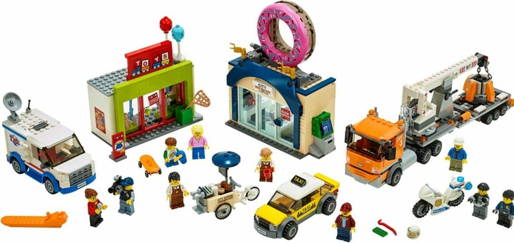 Actual product image LEGO Great Donut Shop Opening (60233, LEGO City)