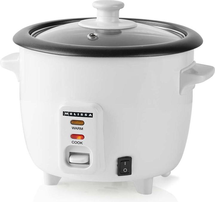 Melissa Reiskocher | 0,6 l | 300 W | Antihaftbeschichtung | Abnehmbare Schüssel | Dampfgareinsatz |