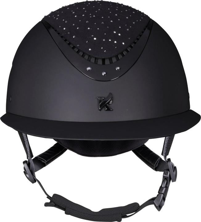 Produktbild Karben Reithut mit festem Schirm Viola Ellipse Wildleder (53 cm)