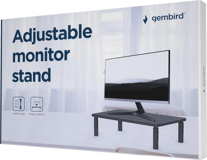Image du produit Gembird MS-TABLE-01 monitor mount / stand Black Desk