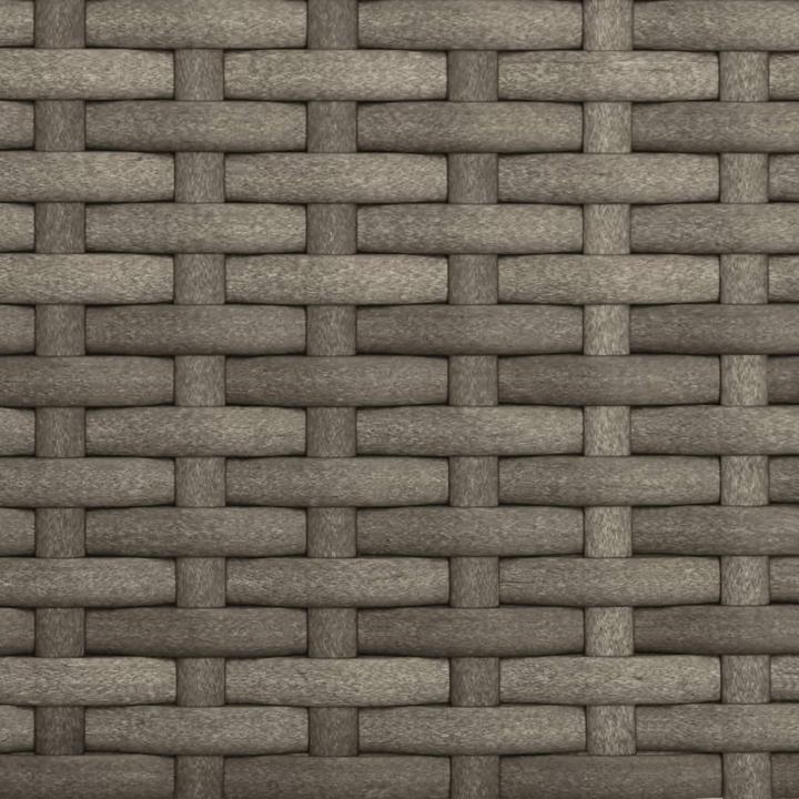 Produktbild vidaXL Outdoor-Sofa 3-Sitzer mit Dach und Hockern