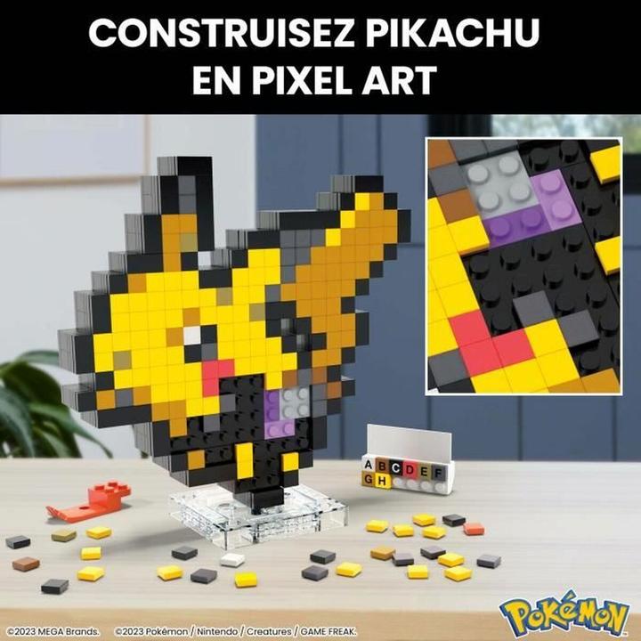 Actual product image Pokémon MEGA Pikachu Pixel Art
