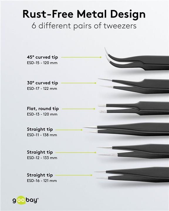 Produktbild Goobay Pinzetten-Set