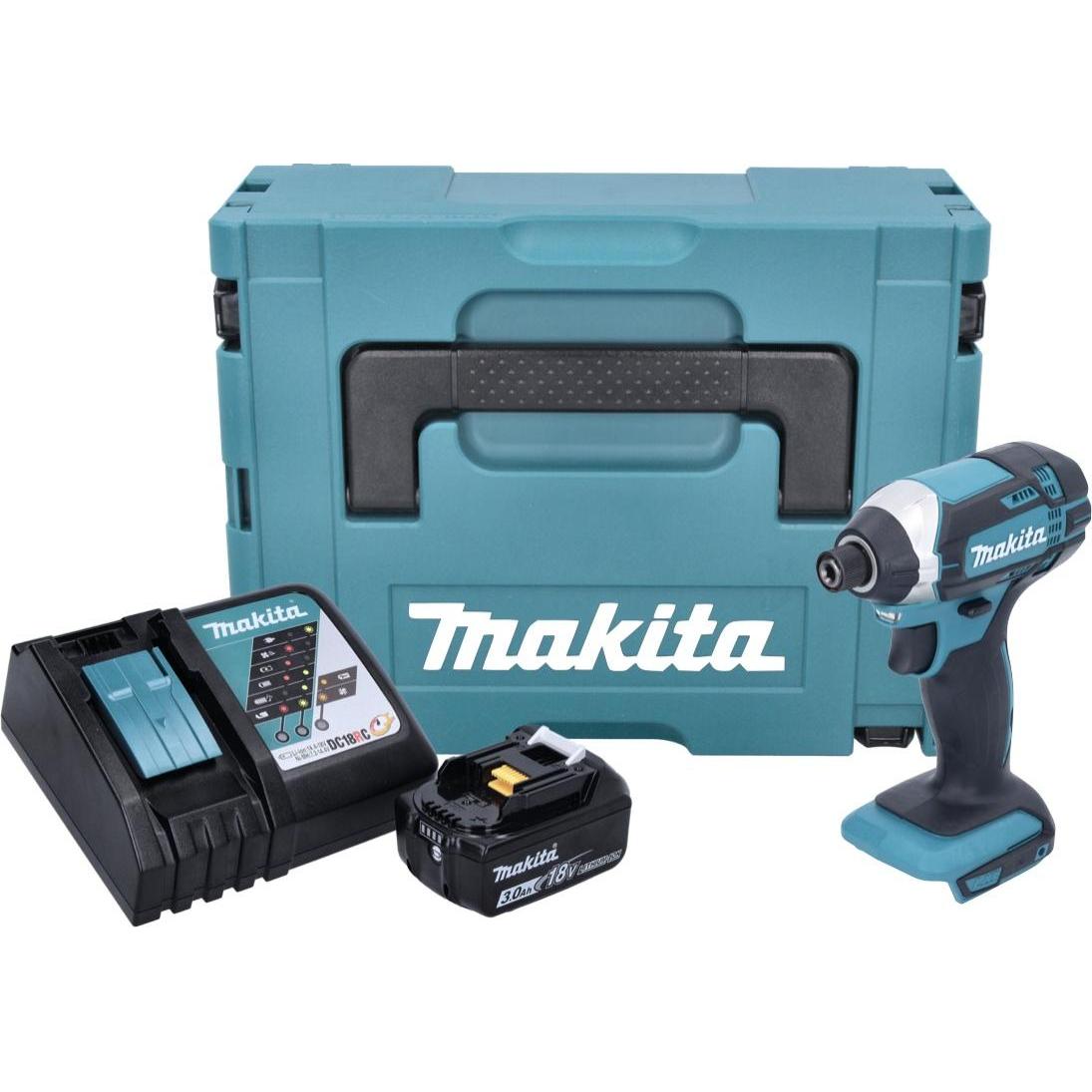 Thumbnail - Makita, Bohrmaschine + Akkuschrauber, DTD 152 RF1J (Akkubetrieb)