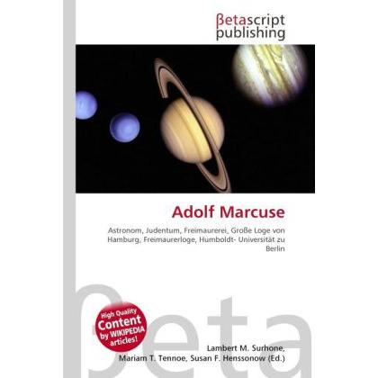 Adolf Marcuse, Fachbücher