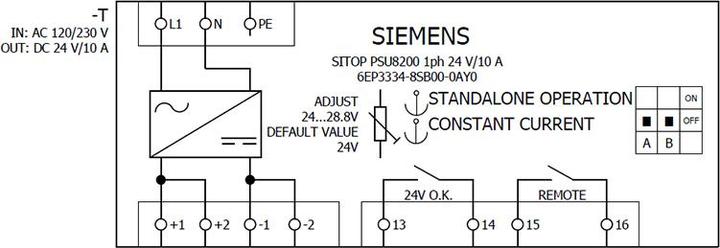 Produktbild Siemens Hutschienen-Netzteil (DIN-Rail