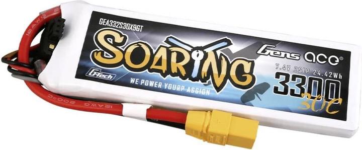 Produktbild Gens Ace Battery G-Tech Soaring 3300mAh 7.4V 30C 2S1P XT90 (7.40 V, 3300 mAh)