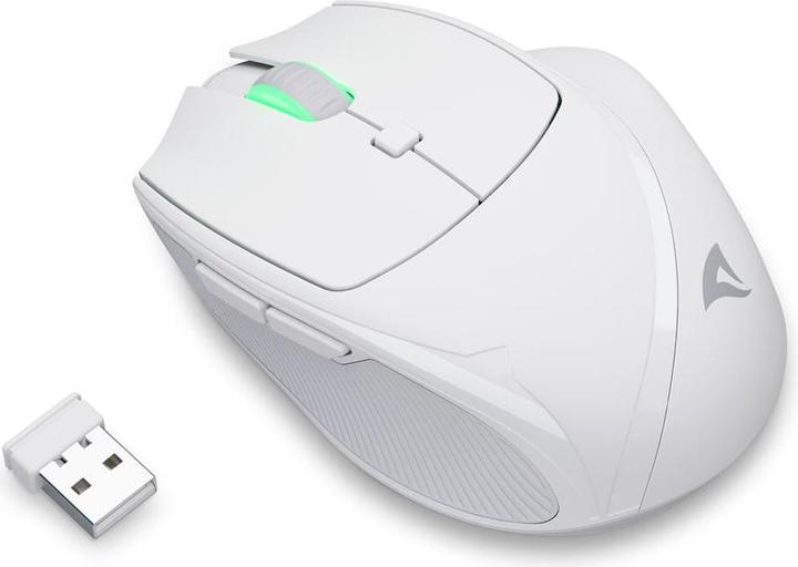 Actual product image Sharkoon OfficePal M25W White (Wireless)