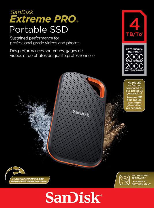 Actual product image Sandisk Extreme PRO Portable (4 TB)