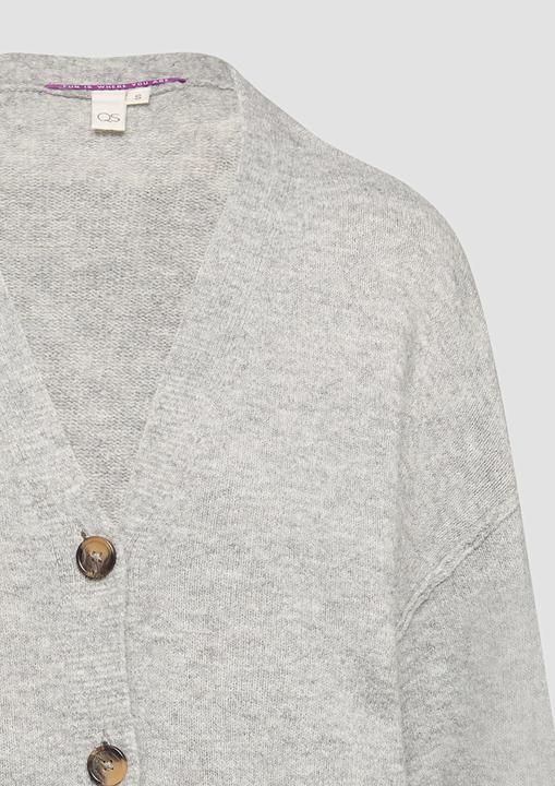 Immagine prodotto S.Oliver Strickjacke Flauschiger Cardigan mit Knöpfen (S)
