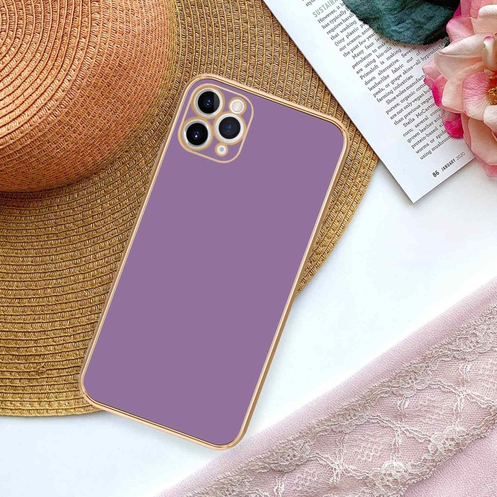 Produktbild Cadorabo Hülle für Apple iPhone 11 PRO MAX im TPU mit Kameraschutz LM130 Style (Apple iPhone 11 Pro Max)