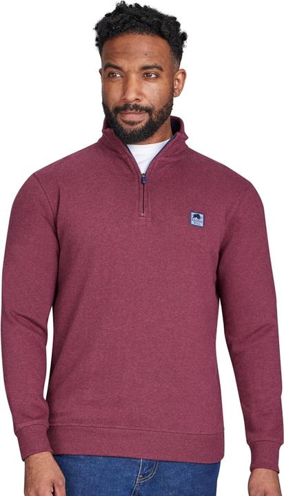 Actual product image Raging Bull Mens Knitted Quarter Zip Classic Sweatshirt (3XL)