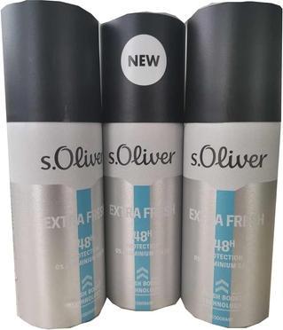 Produktbild s.Oliver Extra Fresh Men Deodorant Spray 150 ml (Spray, 150 ml)