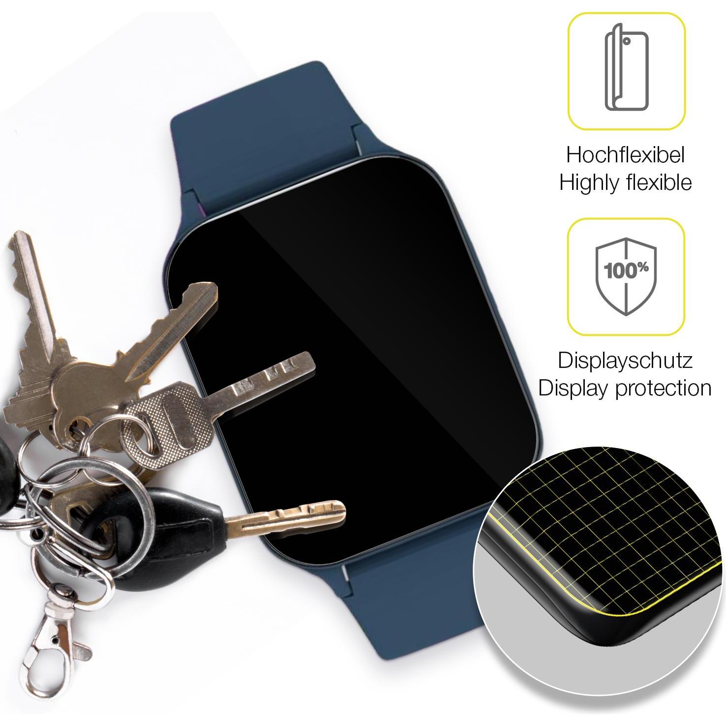 Thumbnail - Dipos 3D Full Cover Schutzfolie, Smartwatch Schutzfolie, Transparent