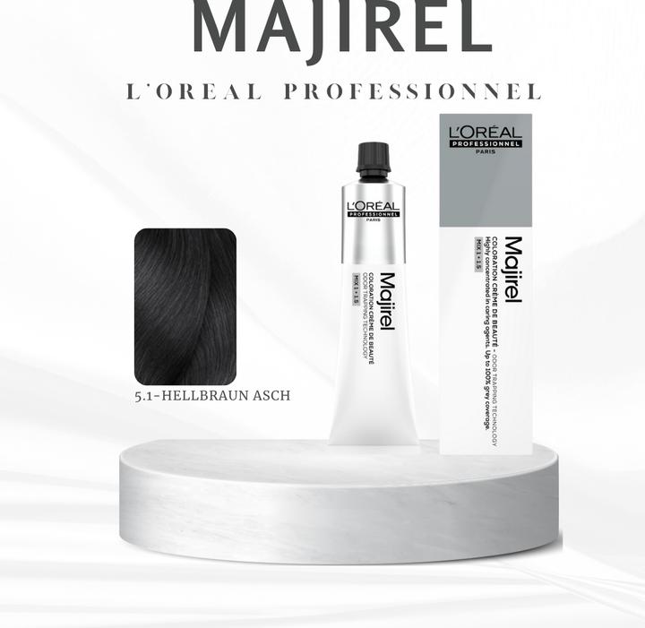 Image du produit L'Oréal Professionnel Majir. Ash 5.1 60ml (5,1 Frêne brun clair)