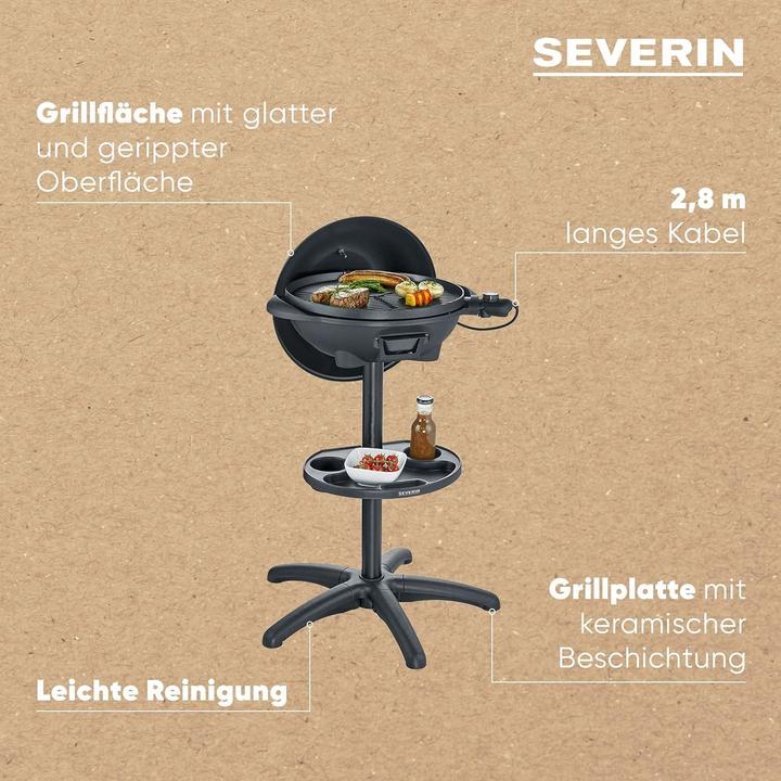 Produktbild Severin Barbecue-Grill PG 8541 (2 kW)