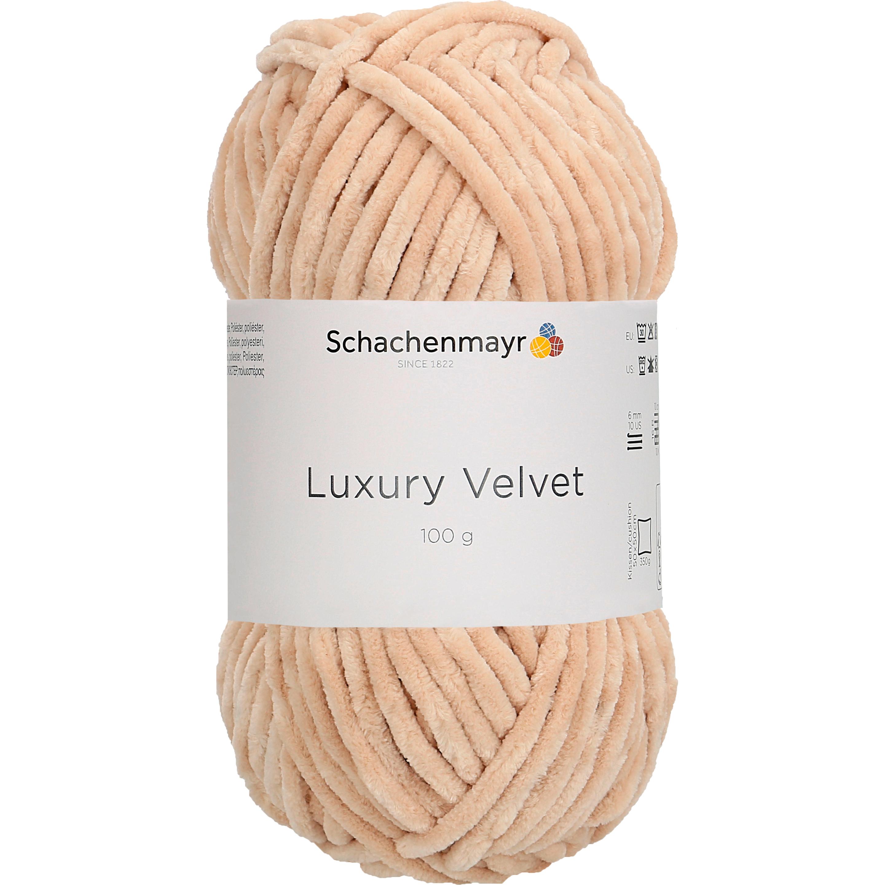 Schachenmayr Luxury Velvet, 100 g, Garn + Wolle, Beige