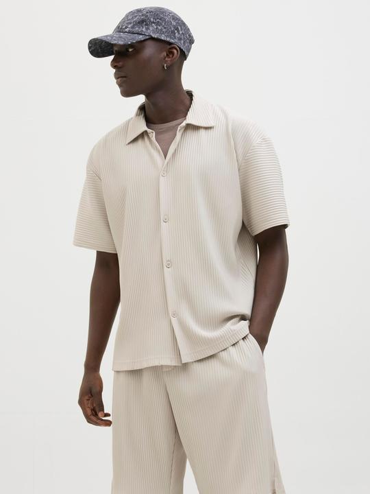 Actual product image Jack & Jones Jcointerlude Plisse Shirt Ss (XL)