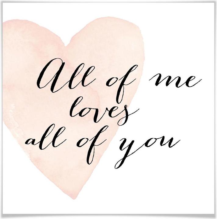 Image du produit Trenddeko Confetti & Cream - Tout de moi aime tout de toi (30 x 30 cm)