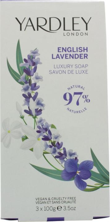 Yardley English Lavender Soap 3x 100g (Hartseife)