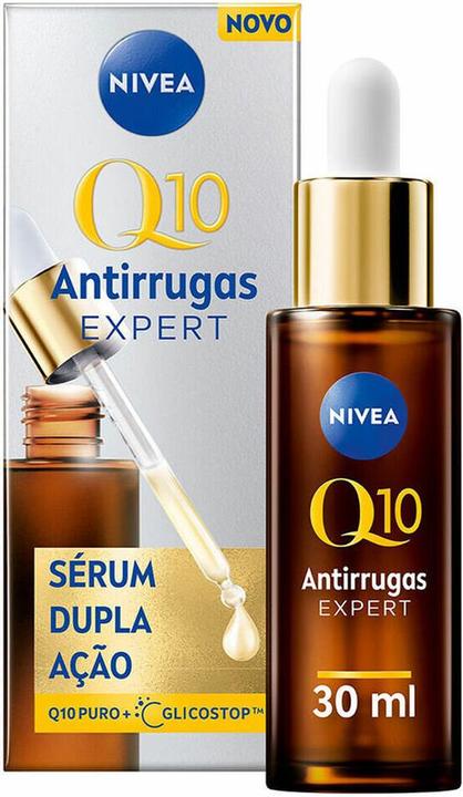Actual product image NIVEA Q10 Anti-Wrinkle Serum Expert Double Action 30ml Face Serum with Anti-Aging Technology Sugar D (30 ml)
