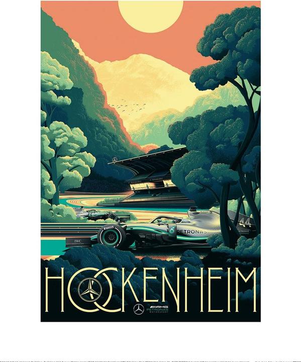 Image du produit Zoom Poster Hockenheim Formule 1 (80 x 60 cm)