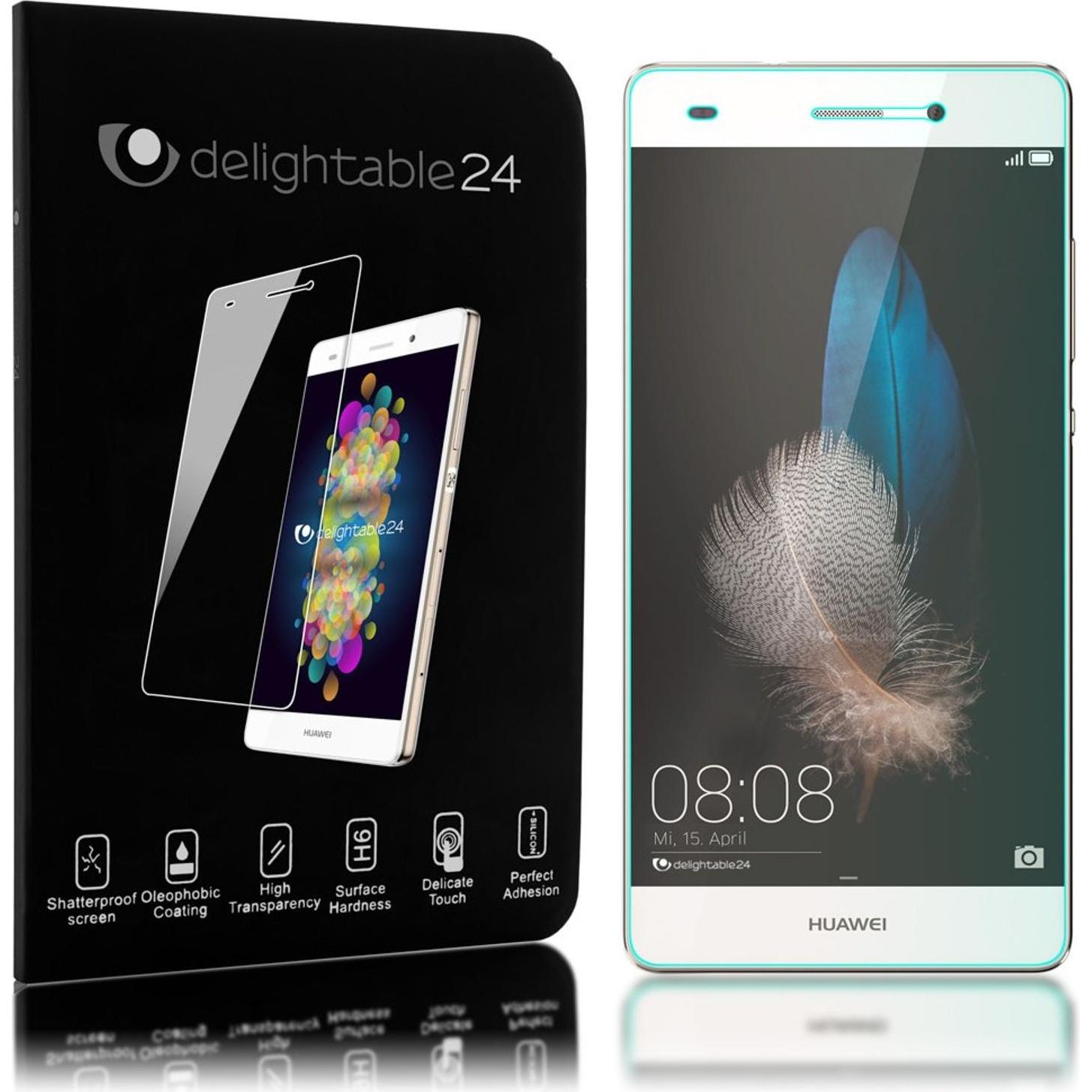 Thumbnail - Nalia Schutzglas (1 Stück, Huawei P8 Lite), Smartphone Schutzfolie, Transparent