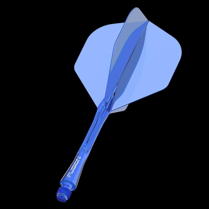 Actual product image Winmau Fusion Flyshaft Azure Blue, medium