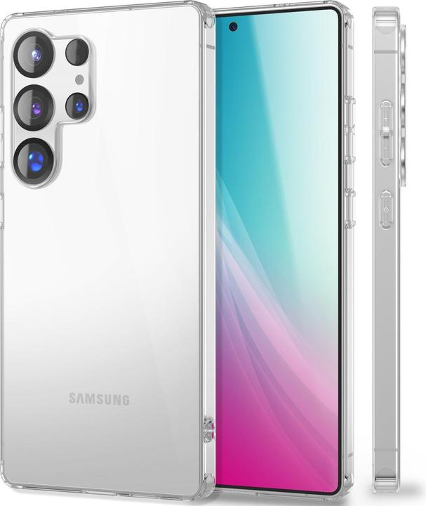 Nalia AirFlex - Klare Transparente Silikon Hülle - Crystal Clear Cover (Samsung Galaxy S25 Ultra)