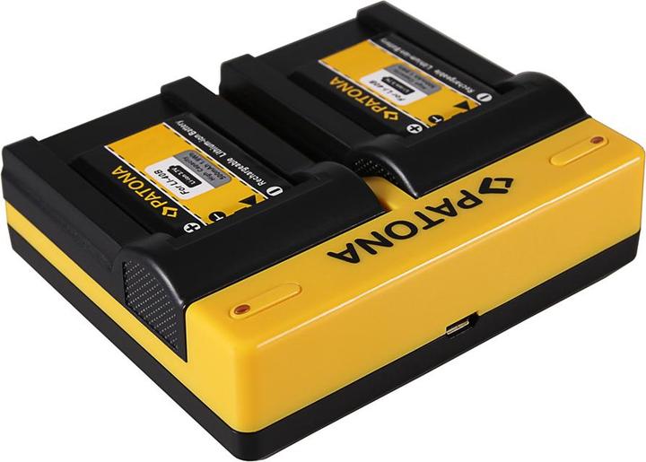 Actual product image Patona Dual charger for Kodak Olympus Li-40B Klic 7006 Olympus Li-40B Olympus Li-40B incl. Micro-US (Camera battery charger)