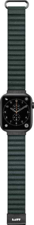 Produktbild Laut Apple Watch NOVI LUXE 38/40/41 mm, Pine Green (38 mm, 40 mm, 41 mm, Polycarbonat (PC), Polyurethan (PU), Metall)